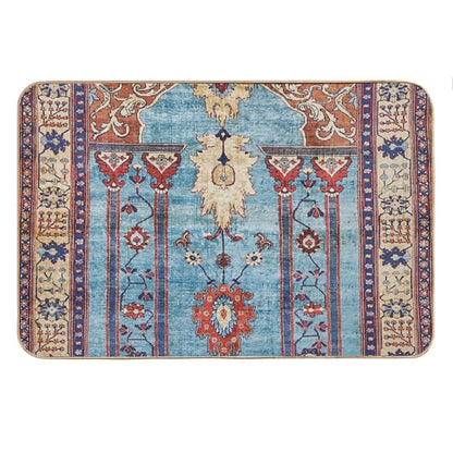 Antique Persian Silk Rug Print Bath Mat