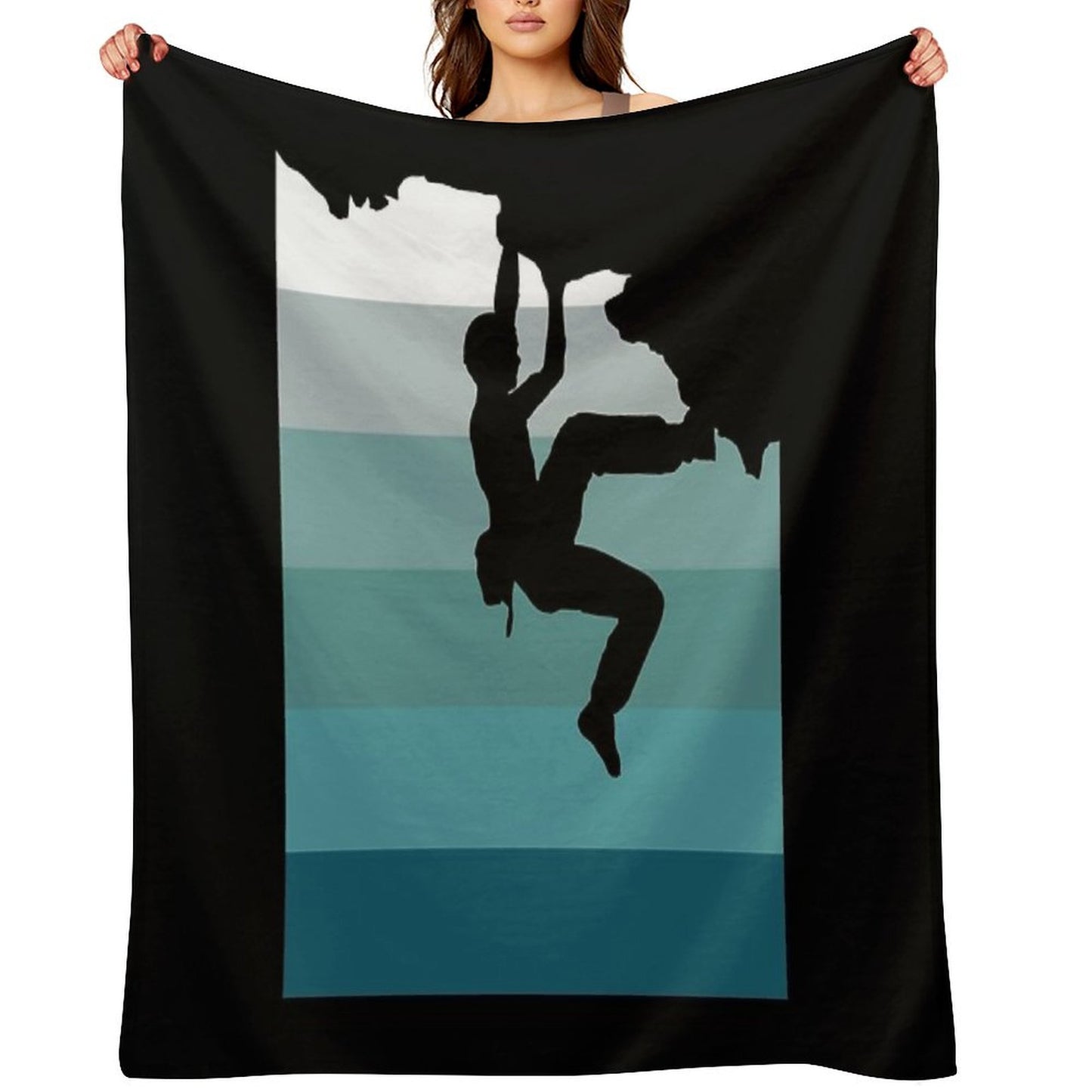 Climbing Bouldering Throw Blanket