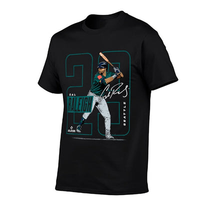 Cal Raleigh  Seattle MLB Baseball Players  MLBCRA202M  High-quality Stitching T-Shirt