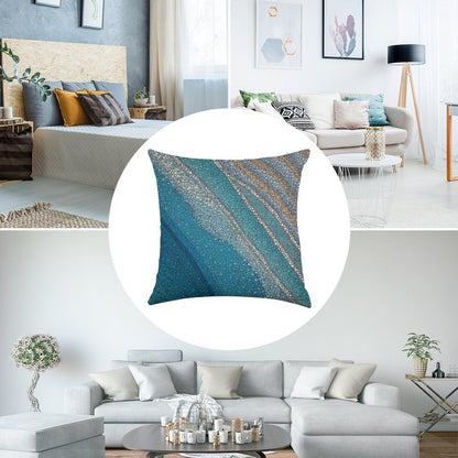 With The Tides Linen Throw Pillow Cover