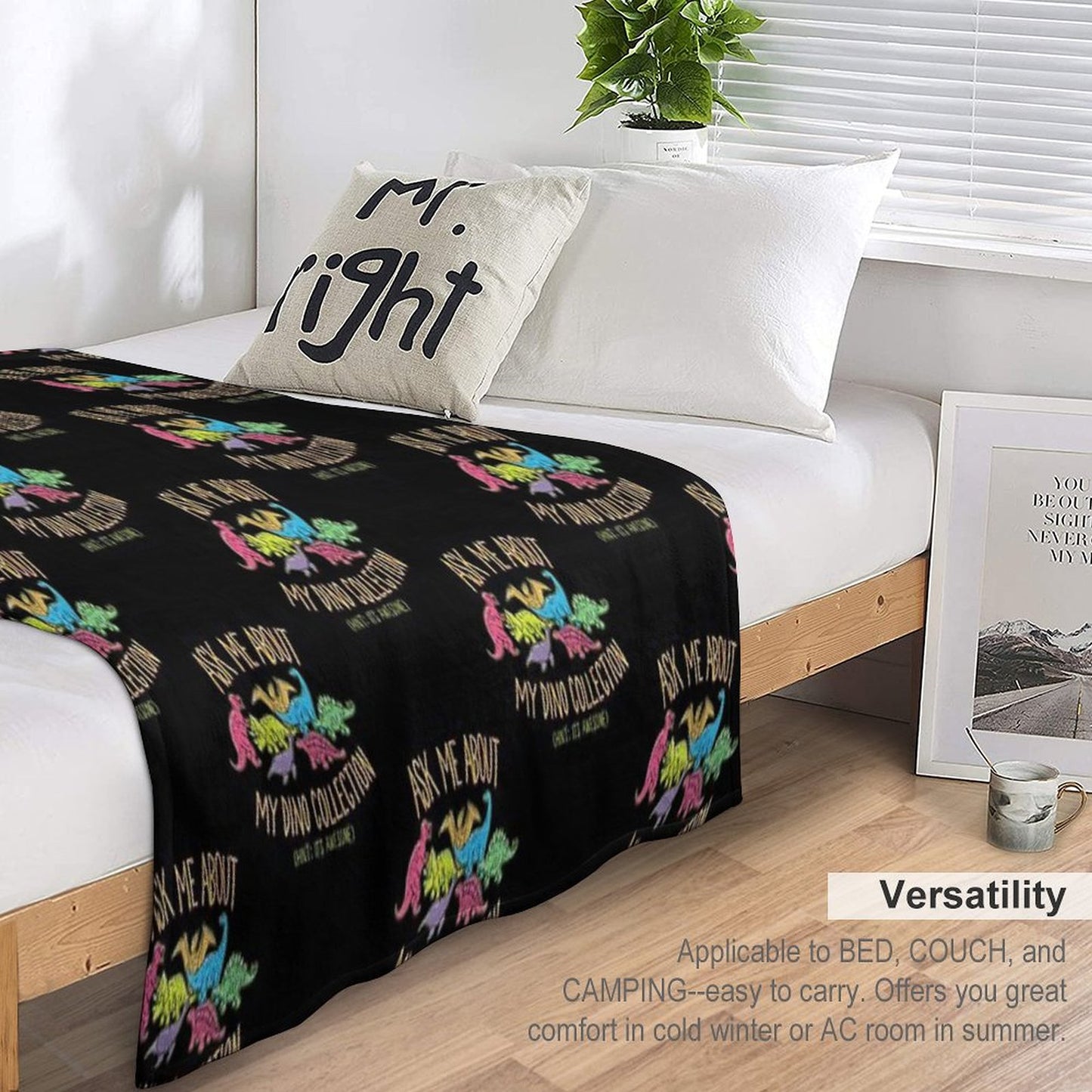 Dino Collection Throw Blanket