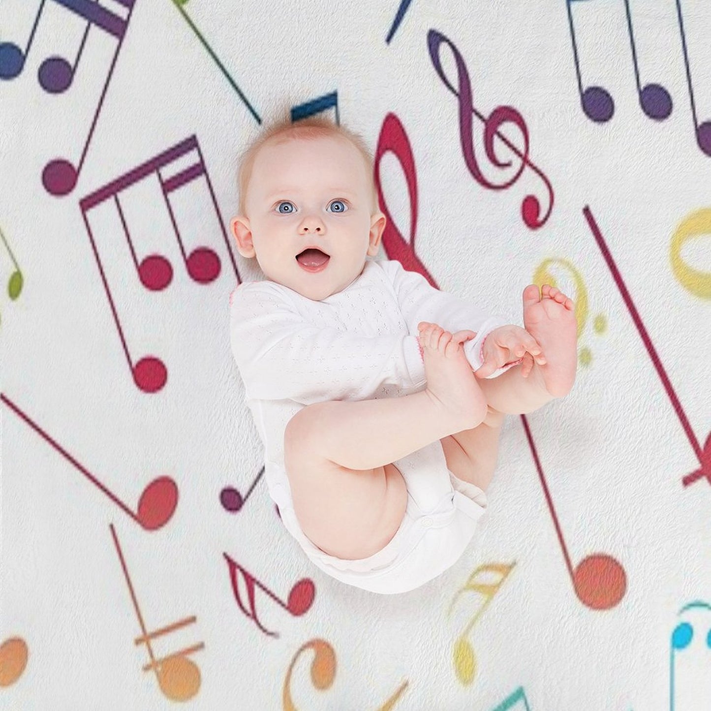 Musical Notes XIII Throw Blanket