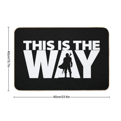 This Is The Way  Geekdom Series  DopeyArt Bath Mat