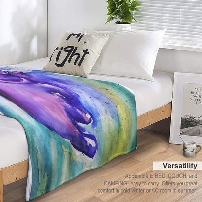 Baby Hippo Throw Blanket