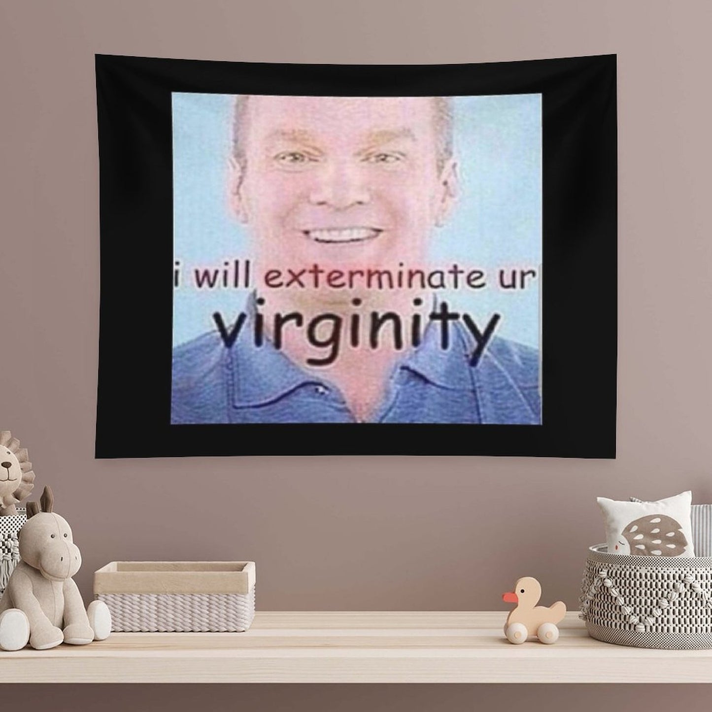 Bob Duncan Exterminate Virginity Tapestry