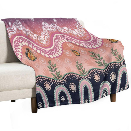 Butterfly Dreaming Throw Blanket