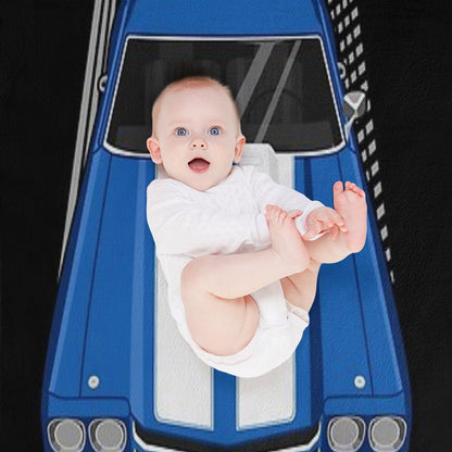 Chevrolet Chevelle SS 1970 - Fathom Blue Throw Blanket