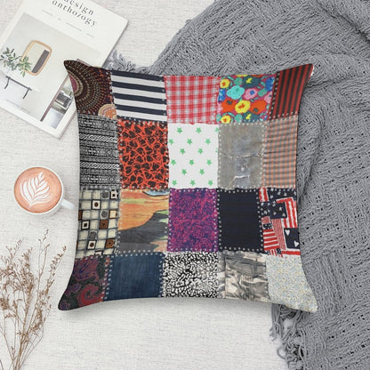 Patchwork Fabrics Soft Washable Throw Pillow