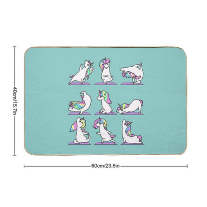 Unicorn Yoga Bath Mat