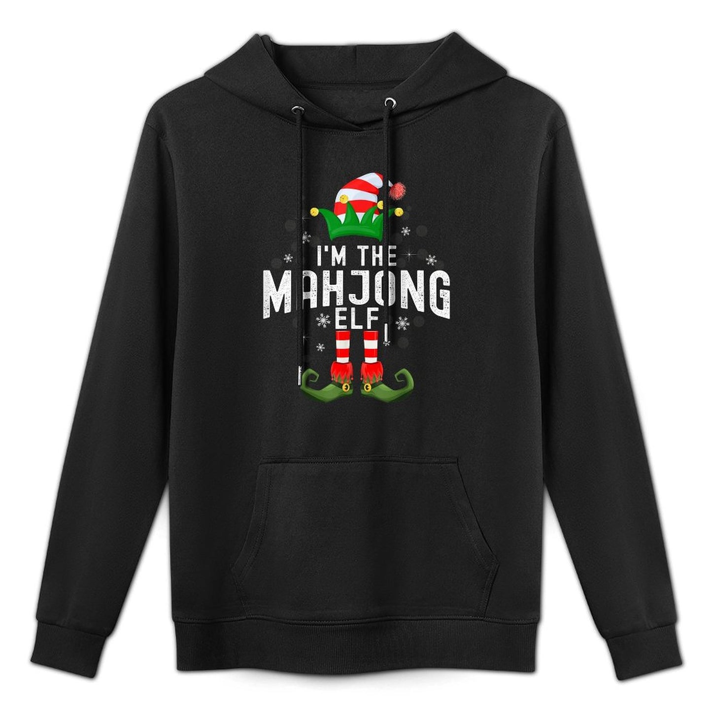 Im The Mahjong Elf Christmas Family PJS Costume Pilling-Resistant Hoodie