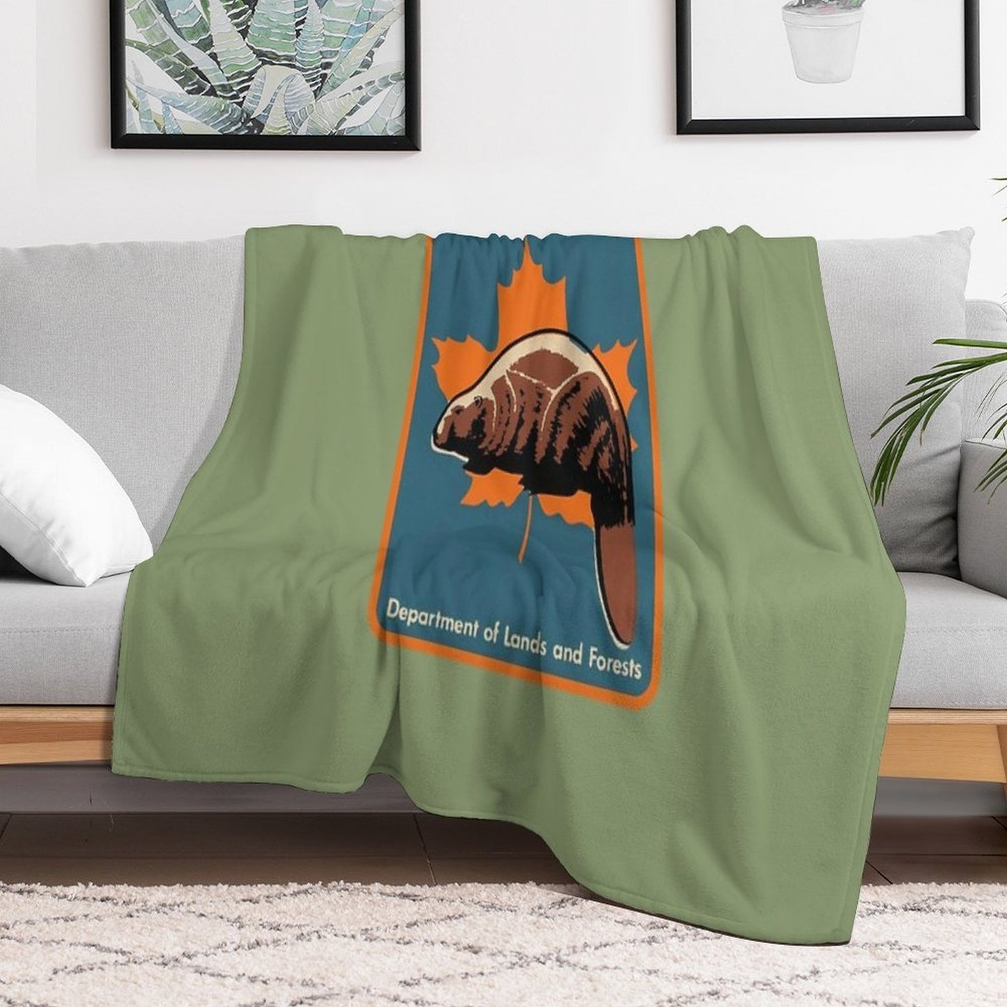 Ontario Provincial Parks Throw Blanket
