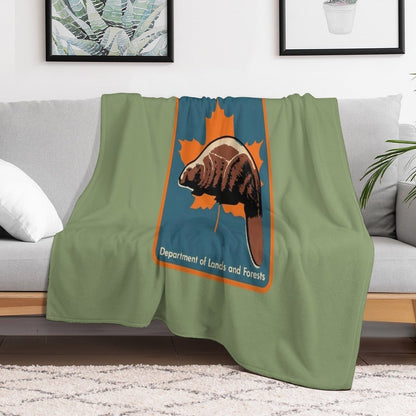 Ontario Provincial Parks Throw Blanket