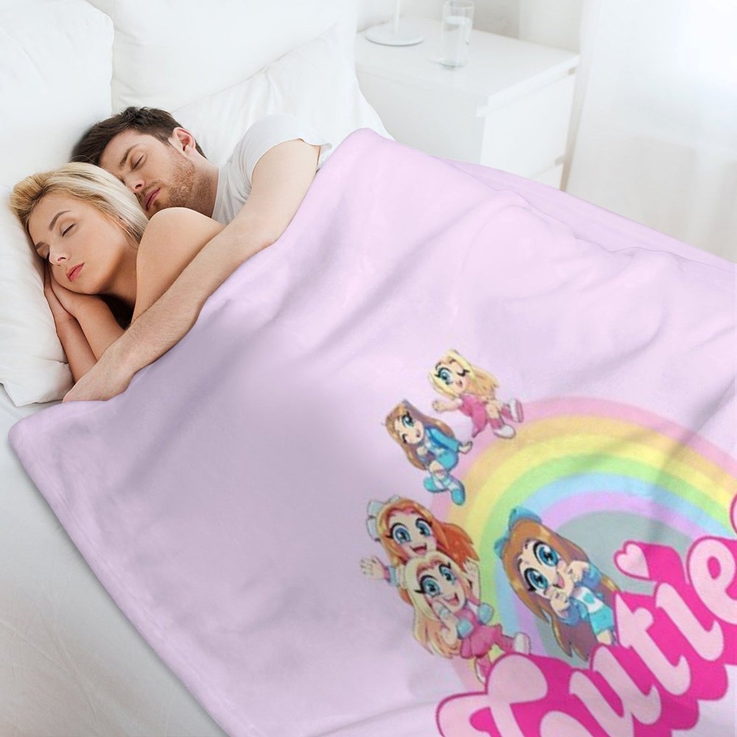 Mackenzie Turner Hey Cuties Throw Blanket