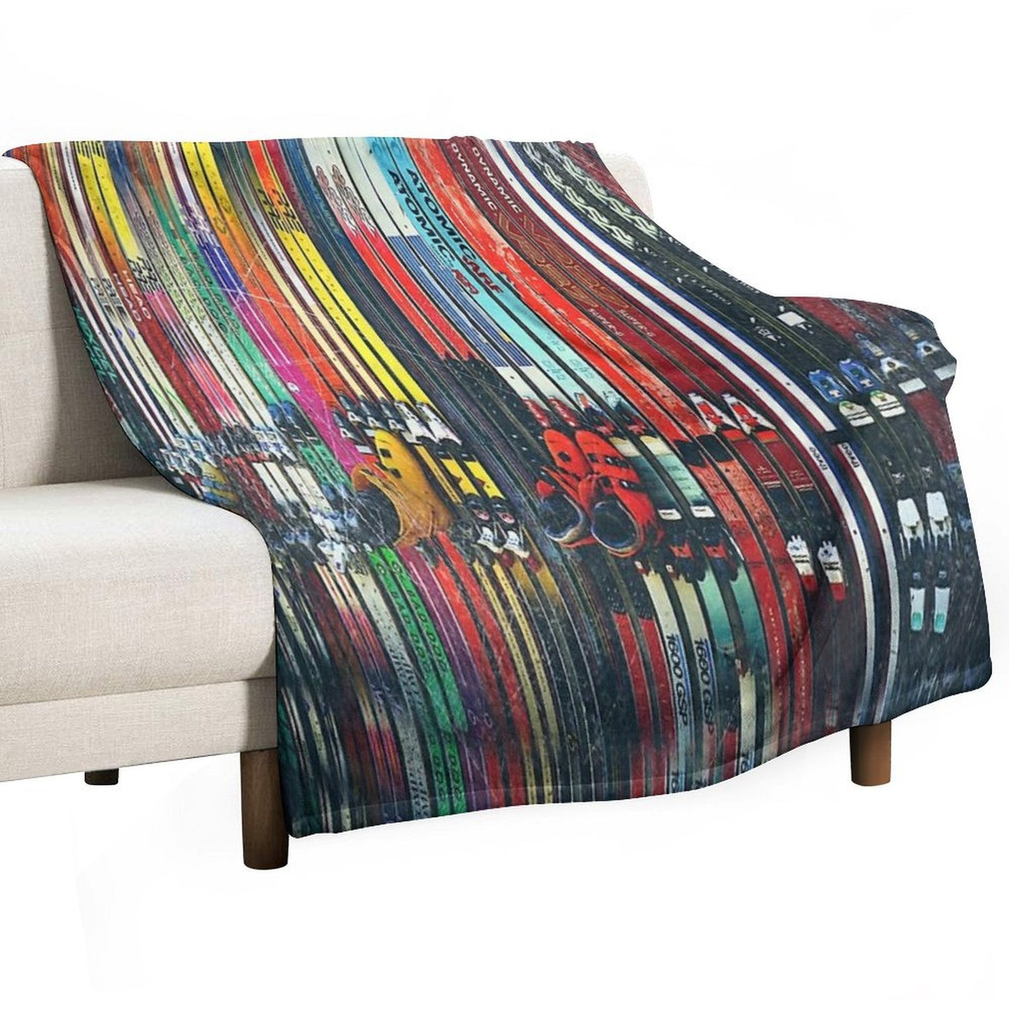 Ski Sun Valley Throw Blanket