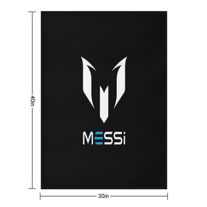 Lionel Messi Logo Throw Blanket
