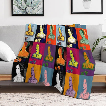 Anne Boleyn Pop Collection Throw Blanket