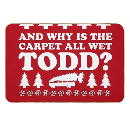 Soggy Christmas Bath Mat
