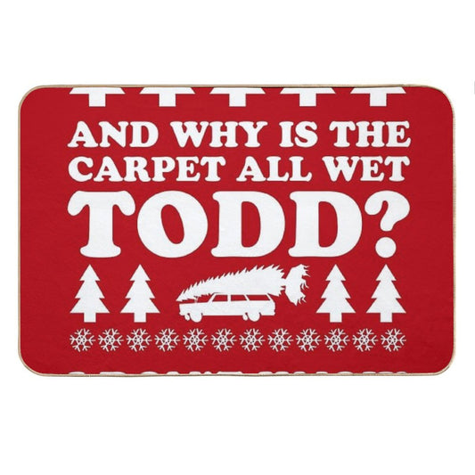 Soggy Christmas Bath Mat