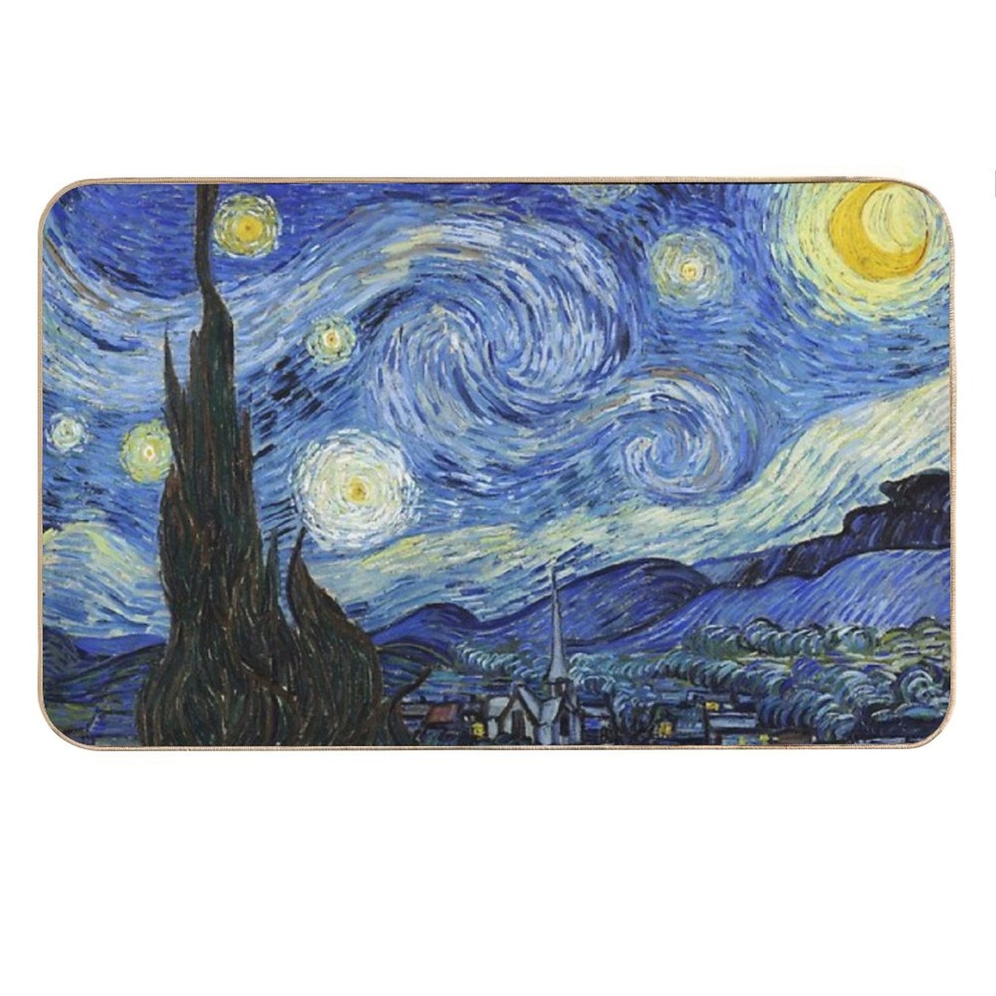Starry Night, Van Gogh Bath Mat