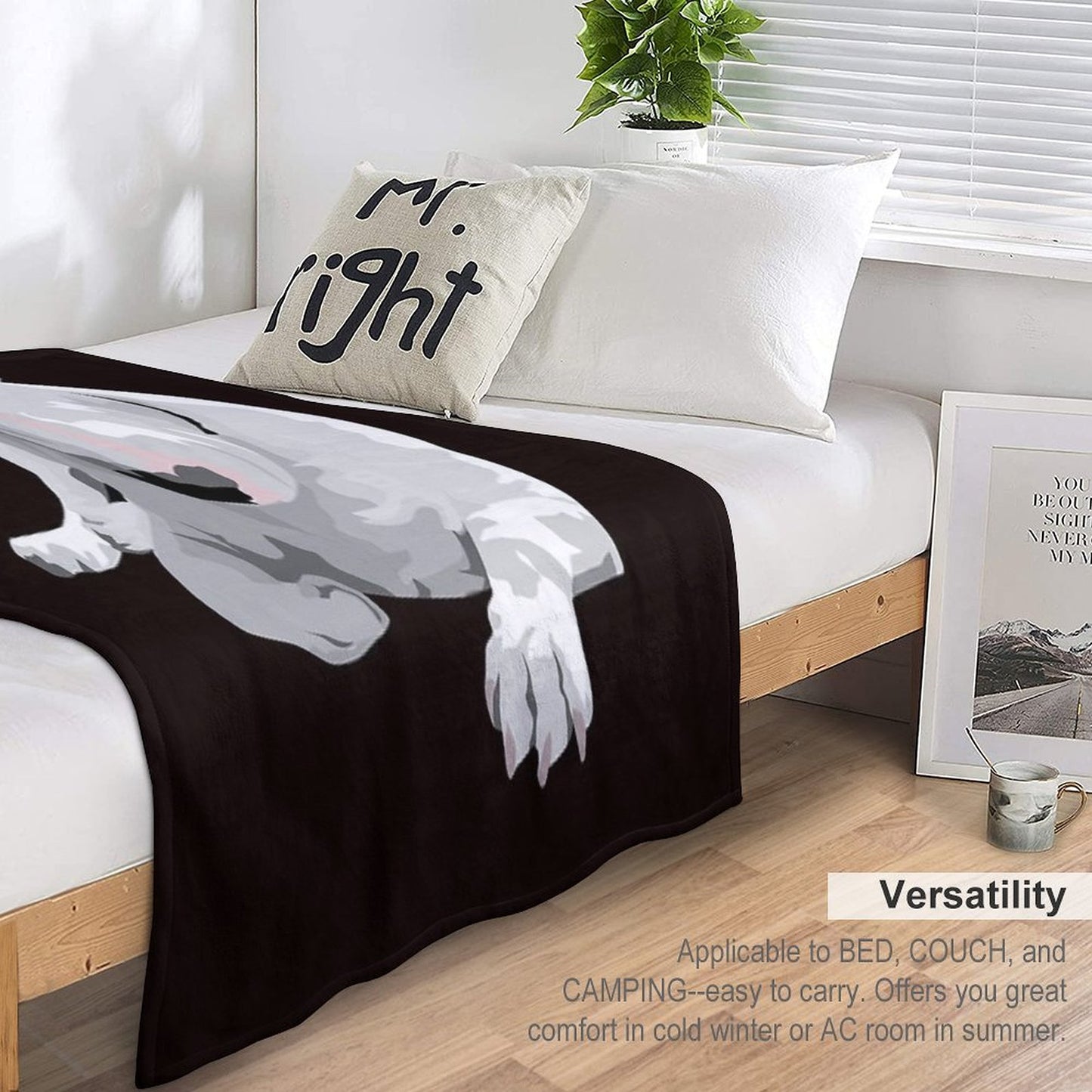 English Bull Terrier Throw Blanket