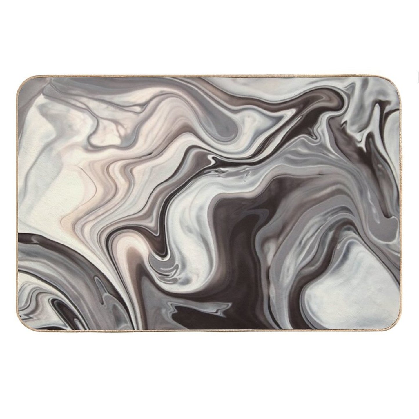 Marble Texture Bath Mat