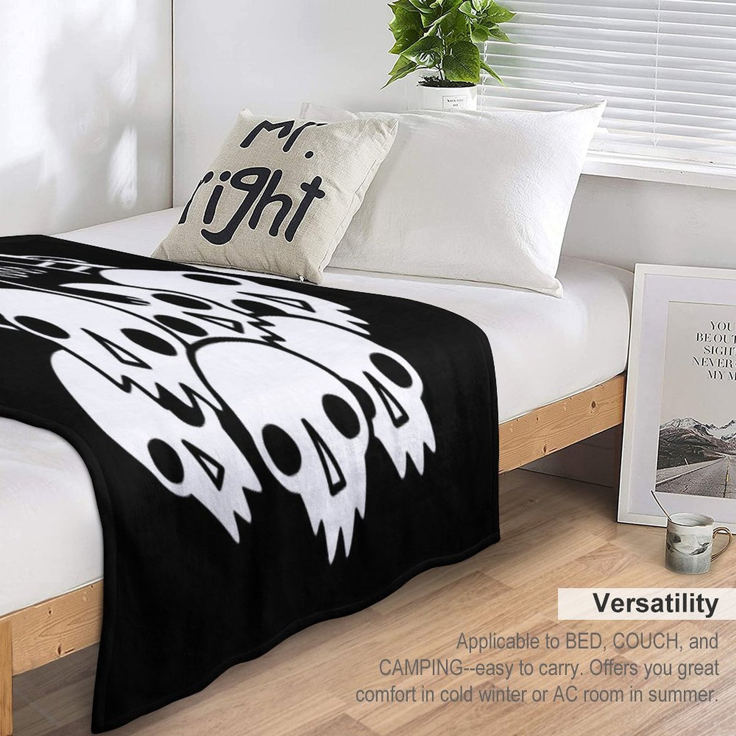 Cat Got Your Soul Throw Blanket