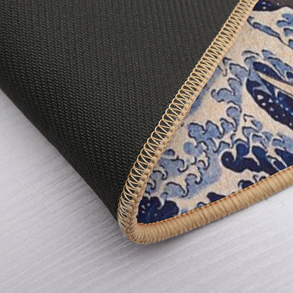 The Great Wave Off Kanagawa by Katsushika Hokusai (c 1830-1833) Bath Mat
