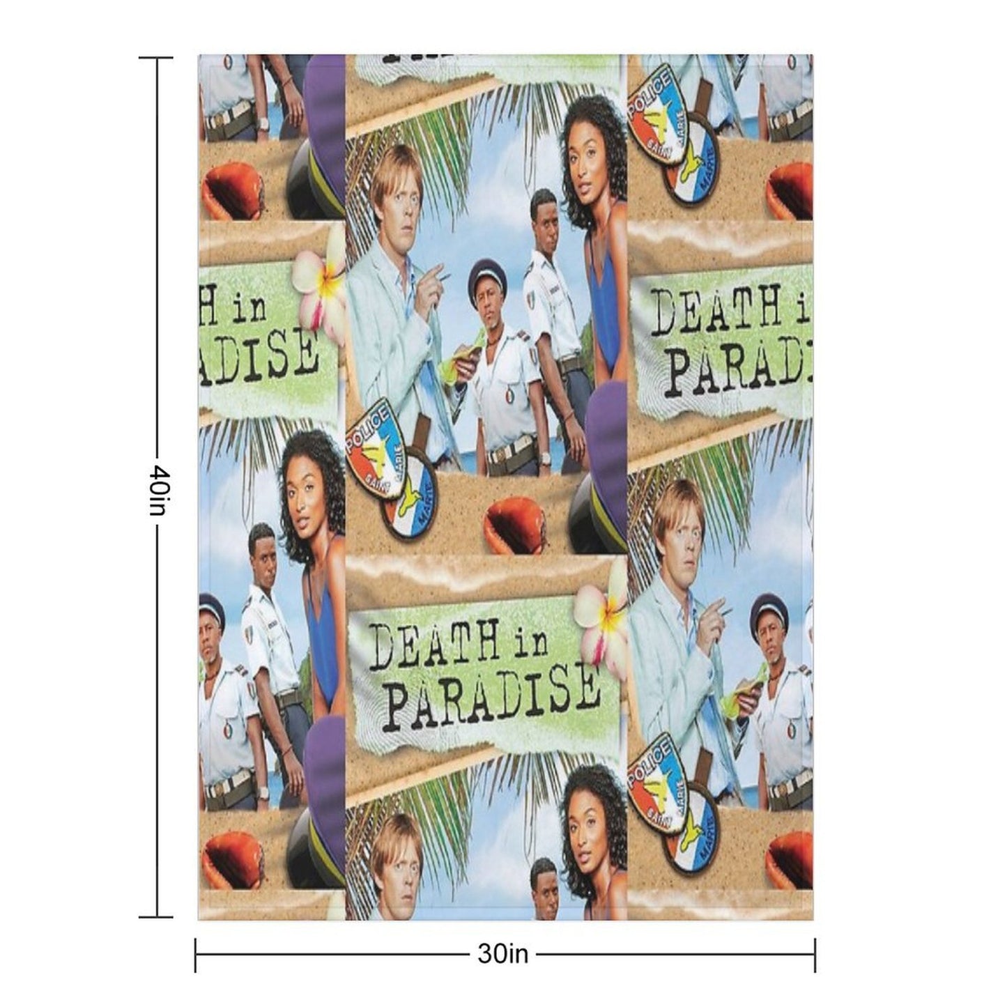 BBC Death in Paradise Throw Blanket