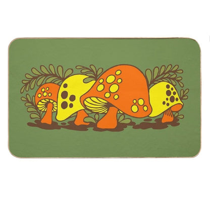 Vintage Sears Merry Mushroom Bath Mat