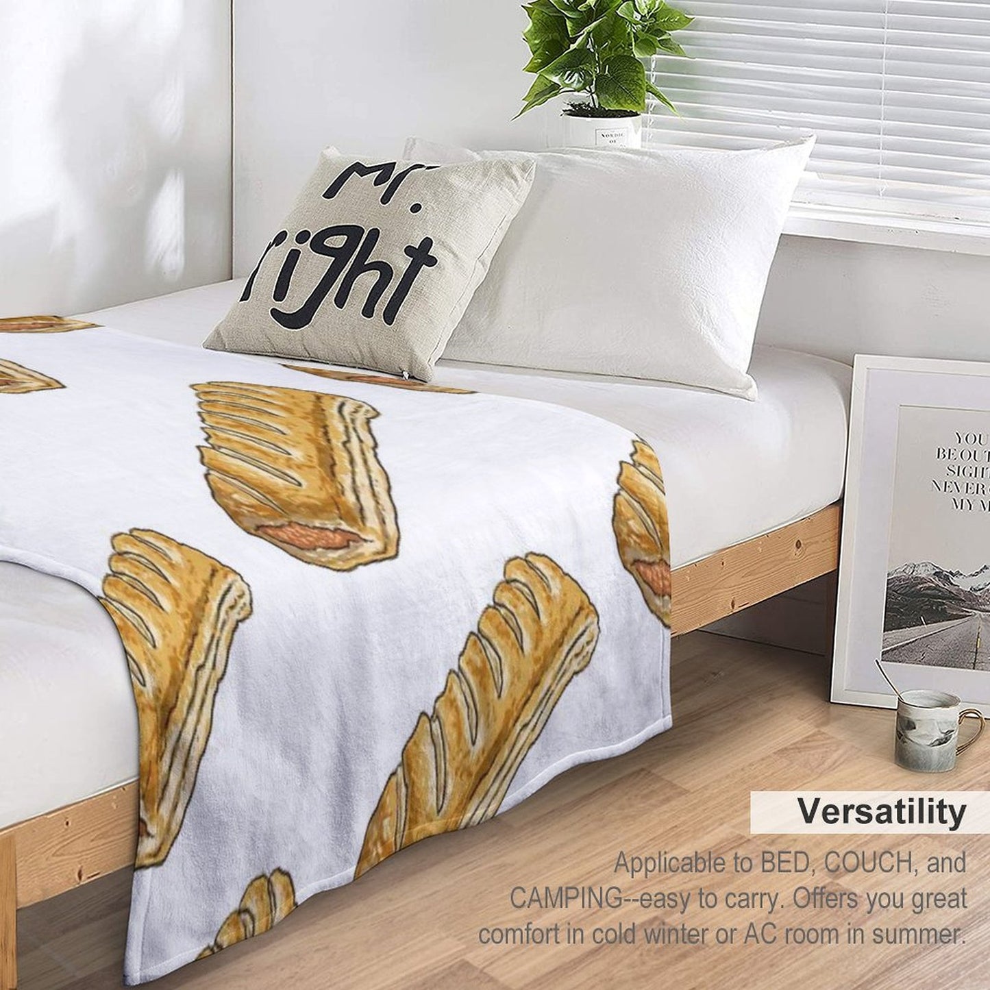 Sausage Roll Throw Blanket