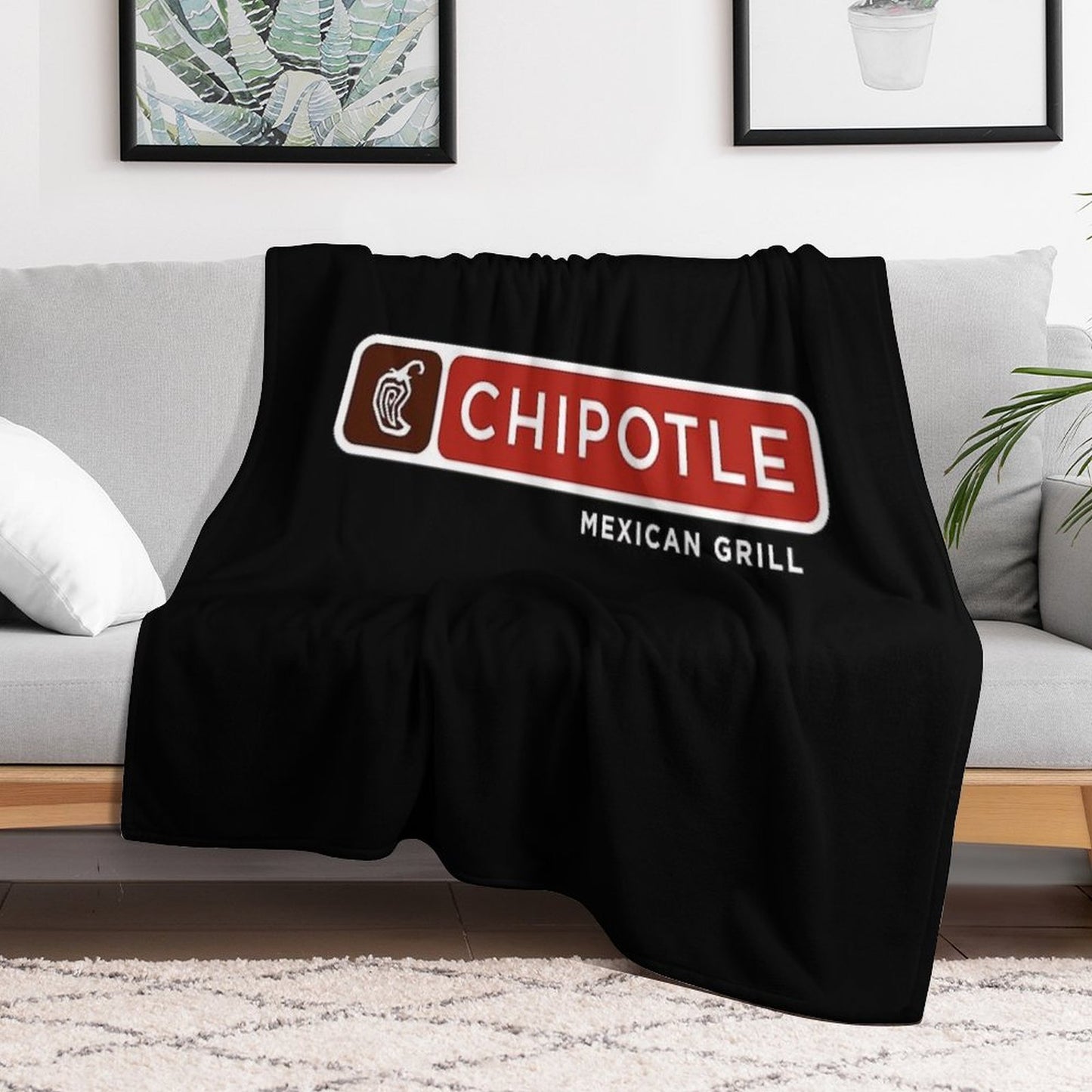 Chipotle Mexican Grill Throw Blanket