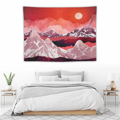Scarlet Glow Tapestry
