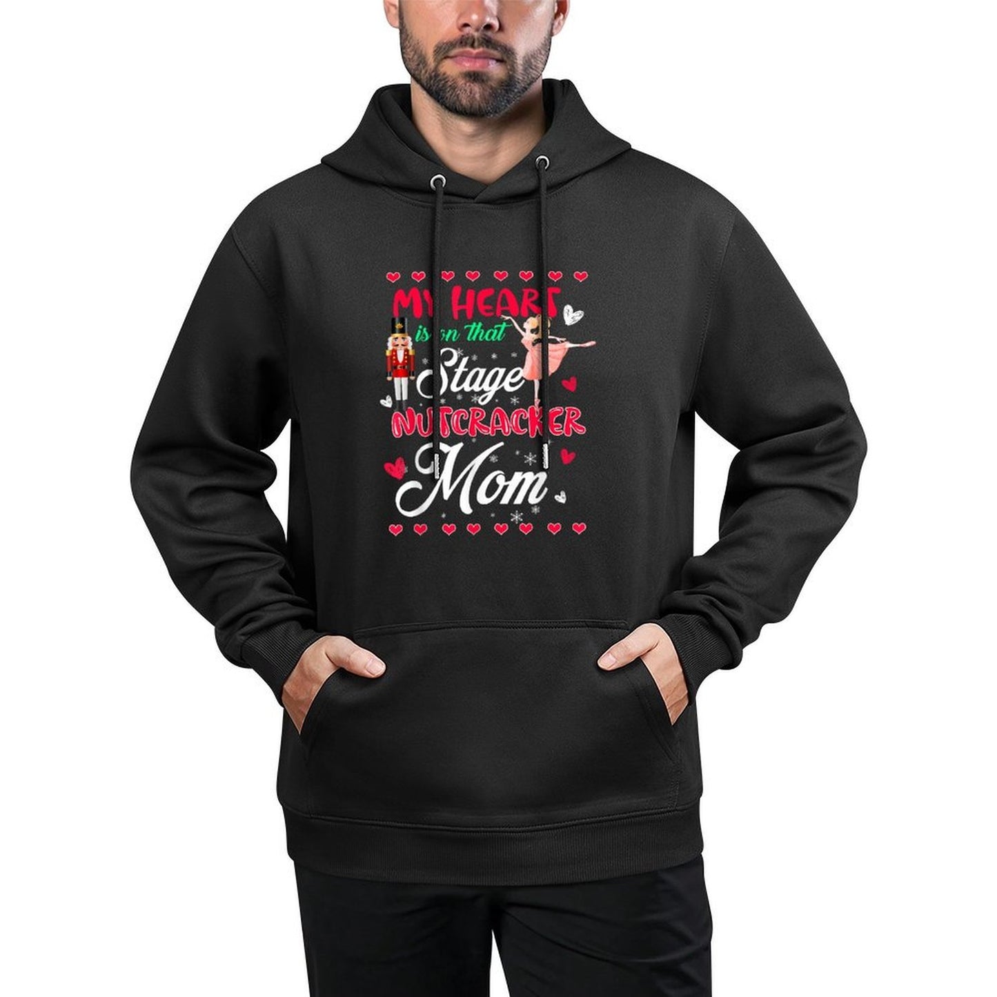 Nutcracker Mom Love Ballet Dance Mom Christmas Gifts Colorfast Hoodie