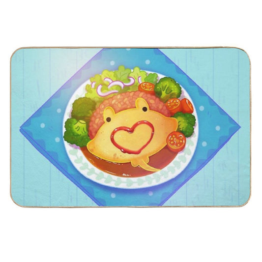 Sea Omurice  Eco-Friendly Bath Mat