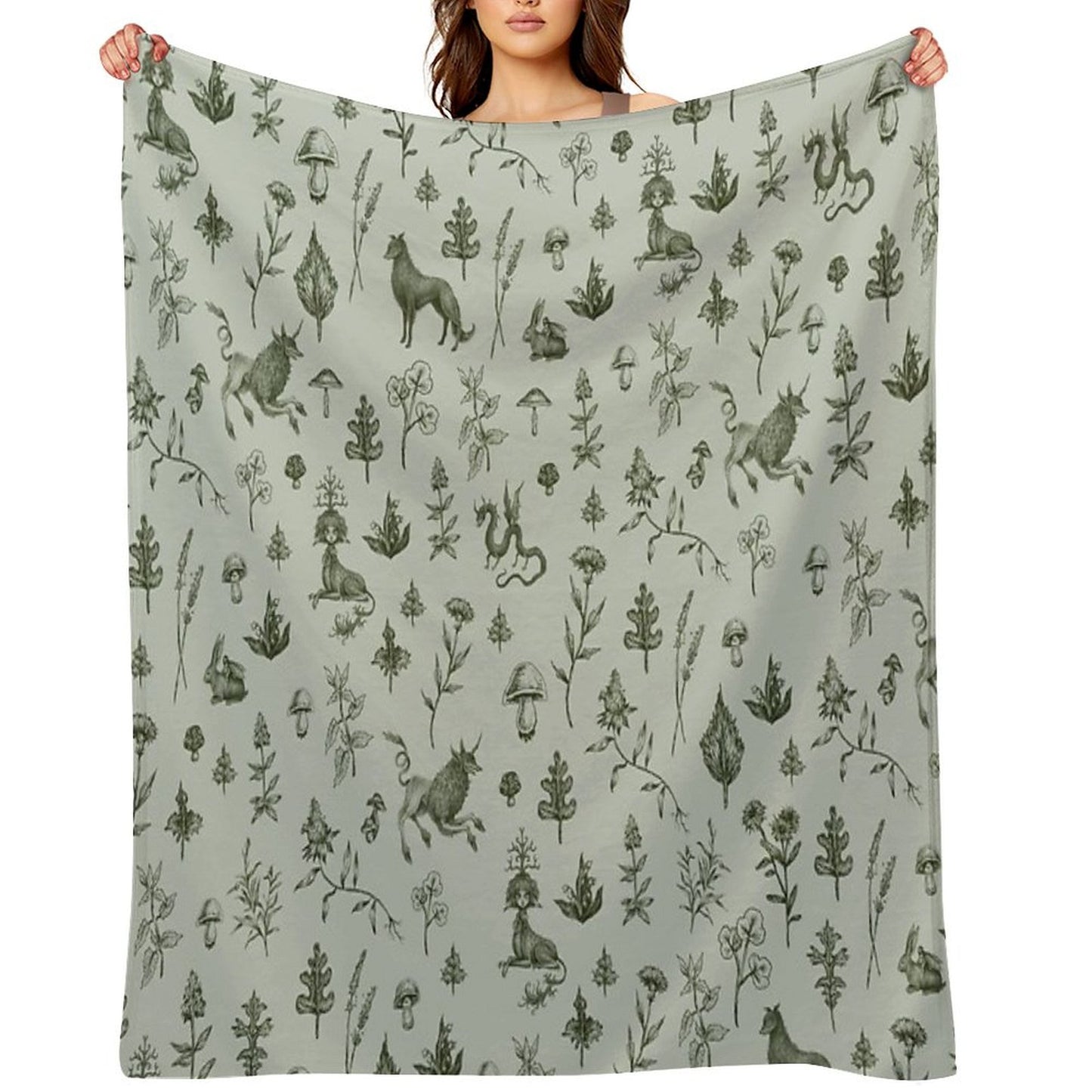 Medieval Dingus Party! Throw Blanket