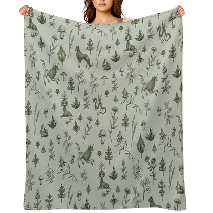 Medieval Dingus Party! Throw Blanket