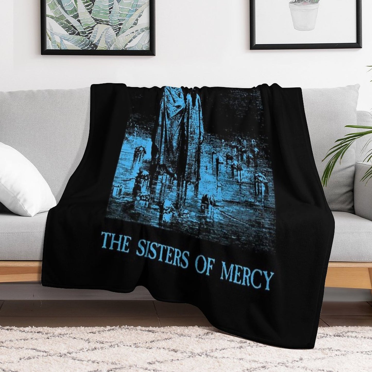 Body And Soul - The Sisters of Mercy Throw Blanket