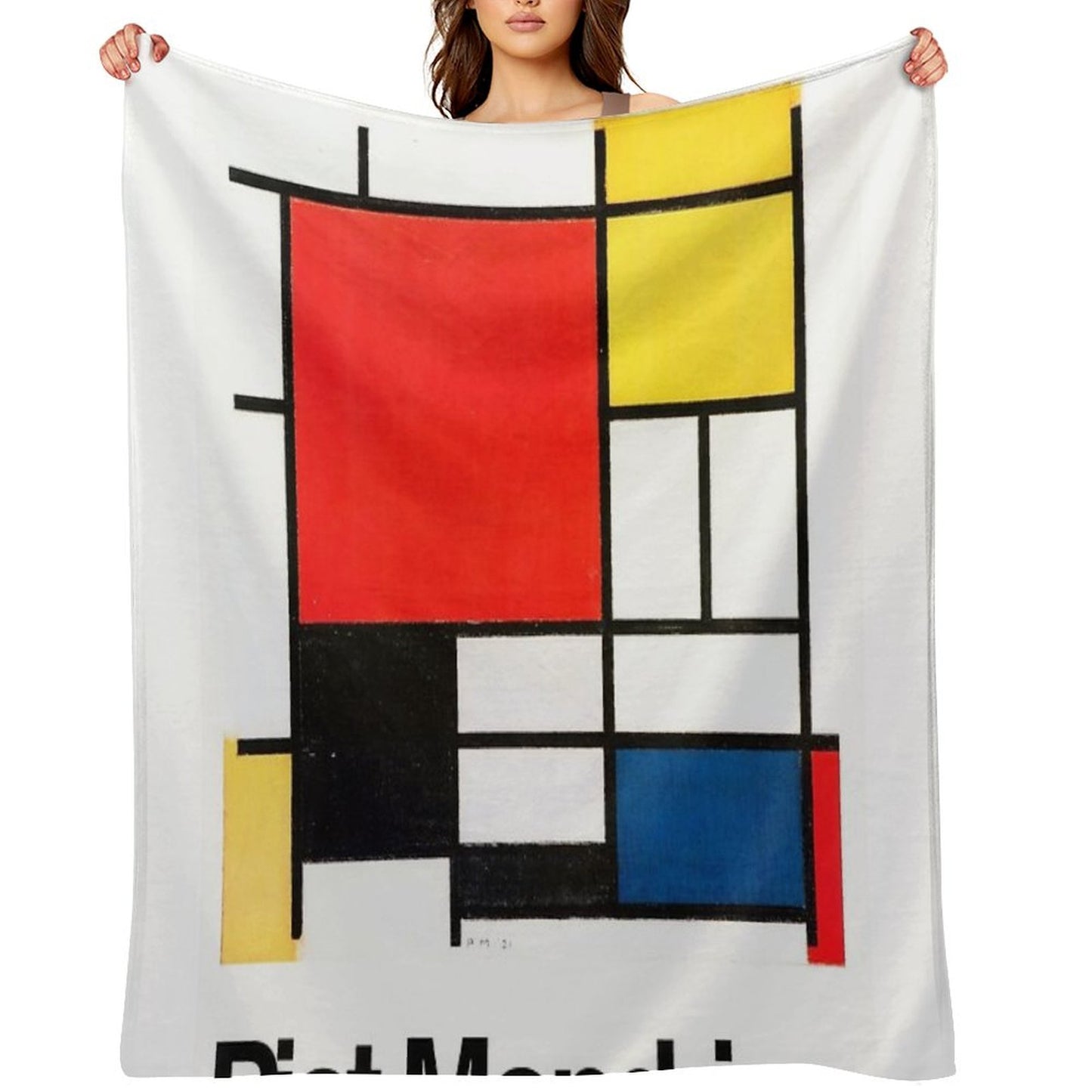 Piet Mondrian Throw Blanket