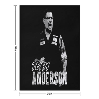 Gary Anderson PDC 2022 Throw Blanket