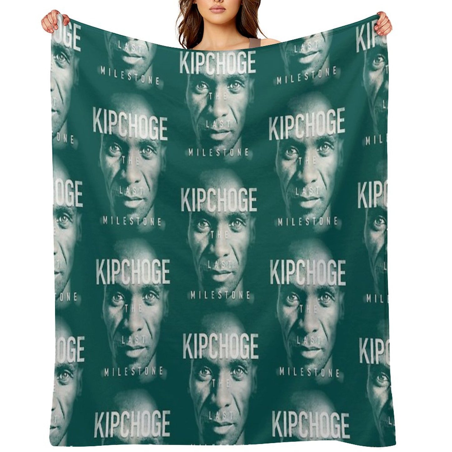 Kipchoge The Last Milestone Throw Blanket