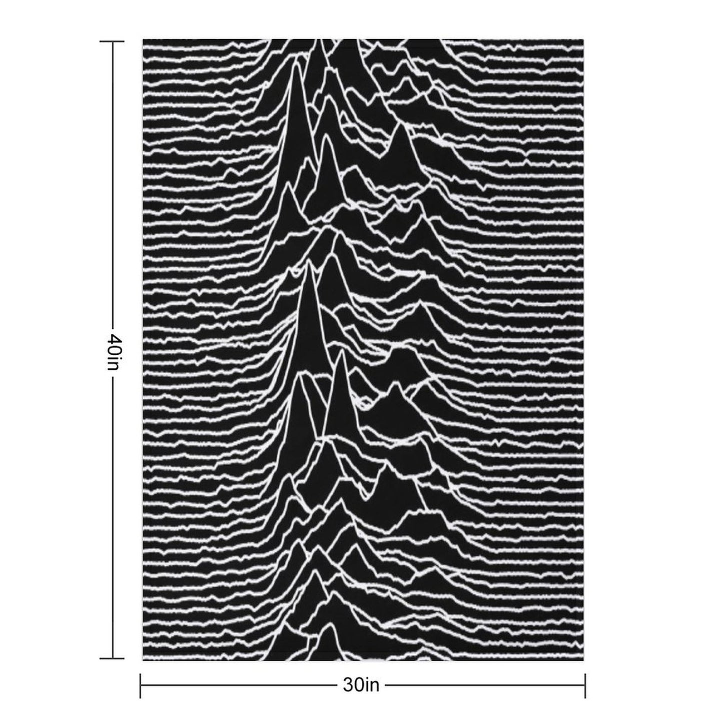 Unknown Pleasures [J01] Throw Blanket