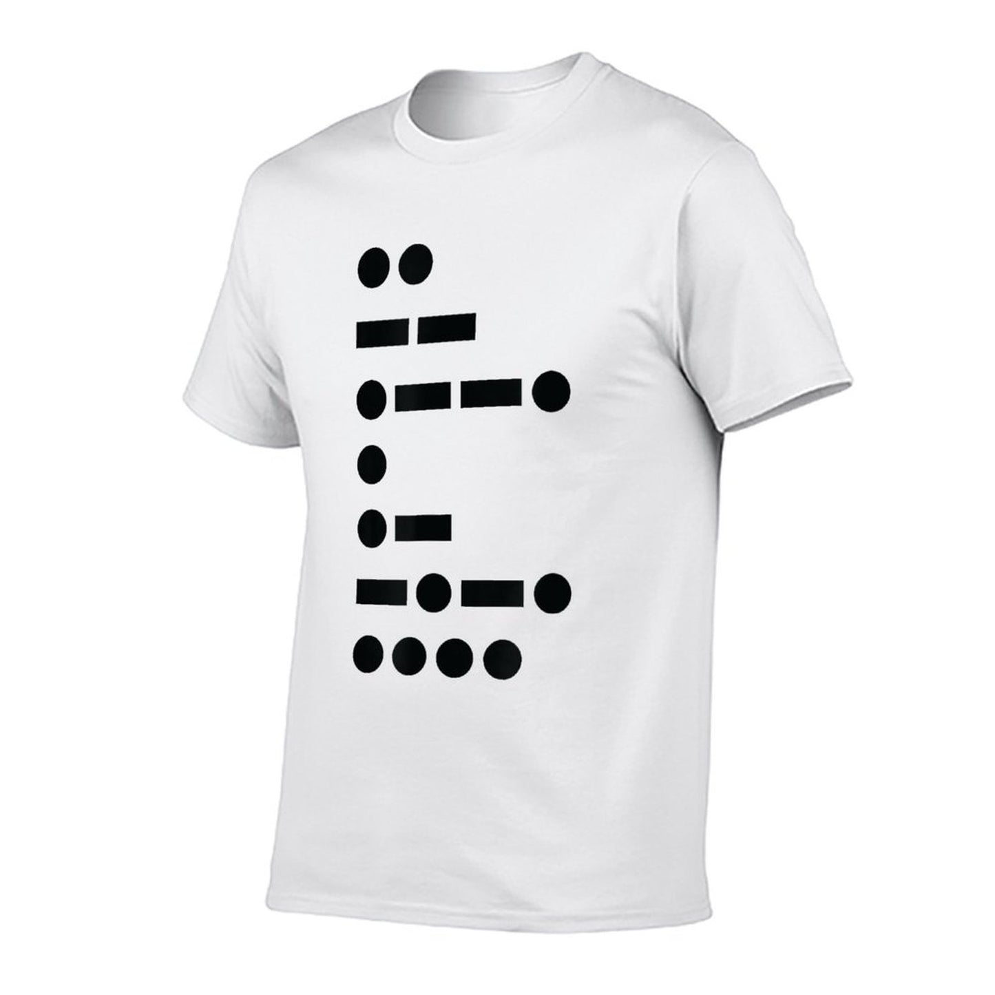 IMPEACH Trump Political in Morse Code  High-quality Stitching T-Shirt
