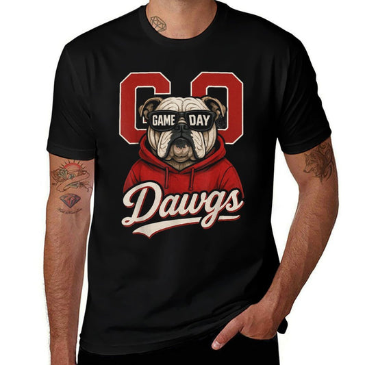 Bulldogs Graphic Go Dawg Men Women Kid Boy Girl  Graphic-printed T-Shirt
