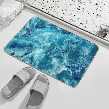 Ocean Is Shaking  Pet-Safe Bath Mat