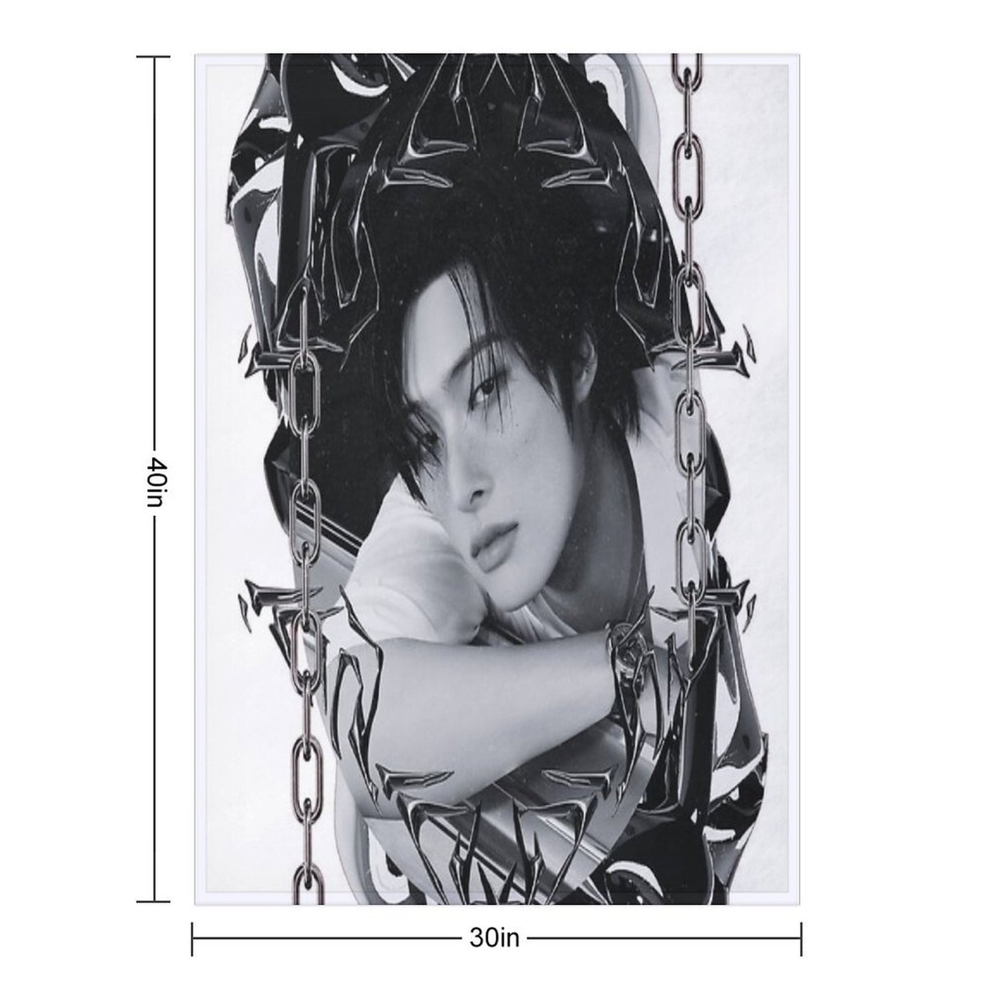 Mingi ATEEZ Throw Blanket