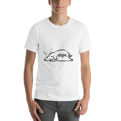 Funny Nope Dog  Lightweight T-Shirt