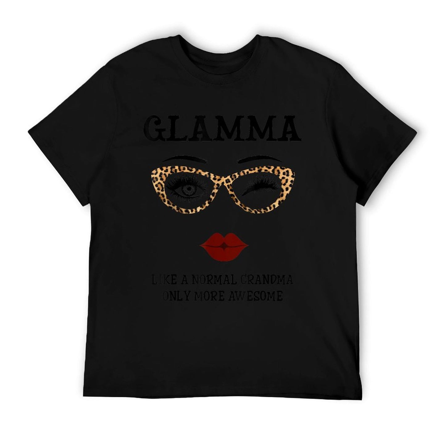 Glamma Like Normal Grandma Only More Awesome Leopard T-Shirt