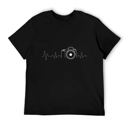 Photographer Gift Idea HeartBeat Photography Camera T-Shirt