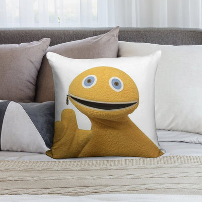 Rainbow Zippy Big Mouth - Zippy from Rainbow - Classic UK - Zippy T-shirt - Zippy T Shirt - Zippy The Legend Soft Easy Maintenance Throw Pillow