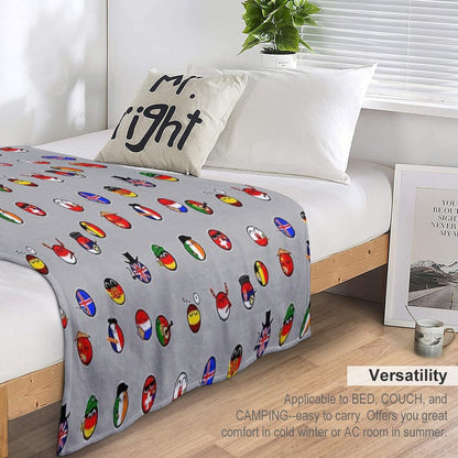 Countryballs Pack Throw Blanket